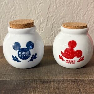 Home Style Ceramic Jars with Cork Lids- Disney Tokyo